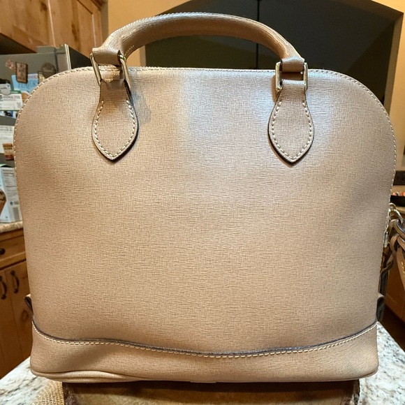 Dooney & Bourke Beige Satchel. like New! EUC. It will never go out of style. - Picture 2 of 16